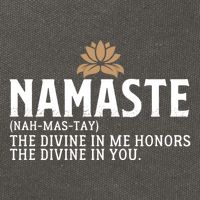 Namaste Definition The Divine In Me Honors The Divine In You Gift Cotton Canvas Backpack