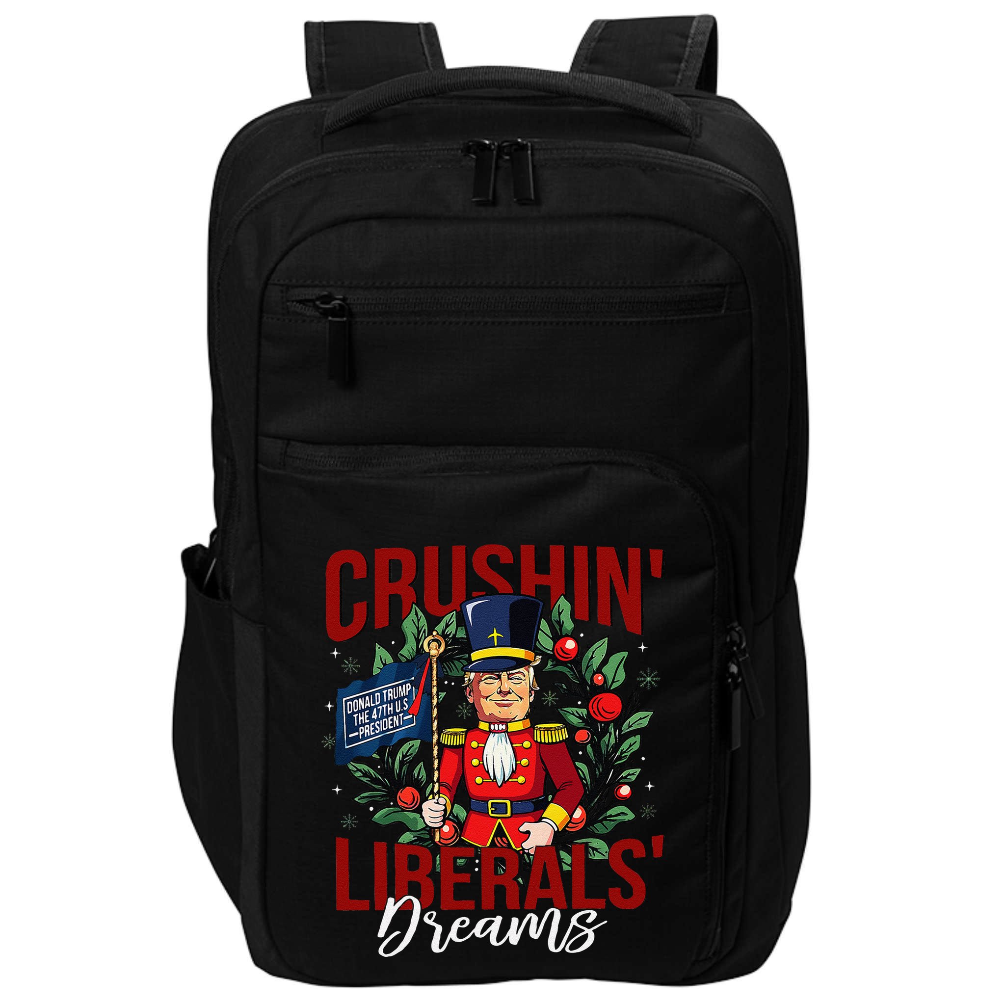 Nutcracker Donald Trump The 47th President Funny Humor Xmas Impact Tech Backpack