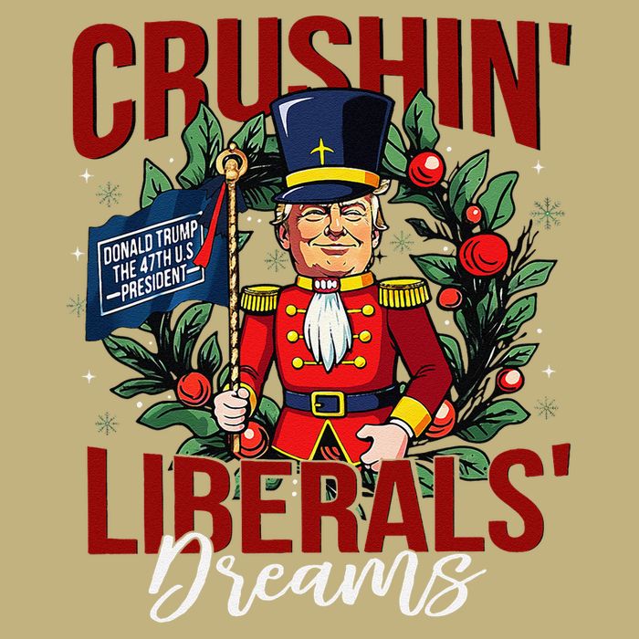 Nutcracker Donald Trump The 47th President Funny Humor Xmas Button