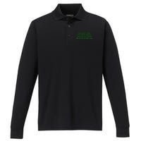 Noo Don’T Take The Green Ribbon Around Your Neck Off You’Re So Sexy Aha Performance Long Sleeve Polo