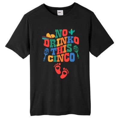 No Drink This Cinco De Mayo Funny Pregnancy Announcement Tall Fusion ChromaSoft Performance T-Shirt