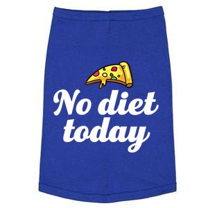 No Diet Today Funny Health And Fitness Pizza Lover Gift Doggie Tank