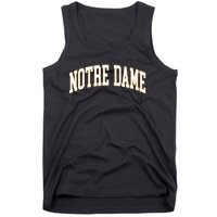 N.O.T.R.E D.A.M.E Vintage Varsity Retro Indiana Tank Top