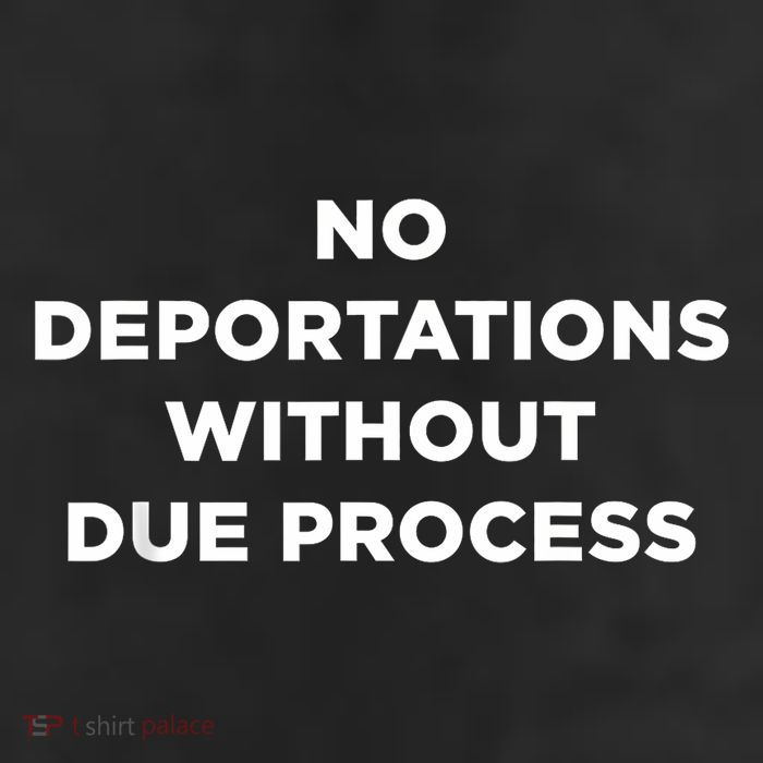 No Deportations Without Due Process - Political Protest 25L Jumbo Tote