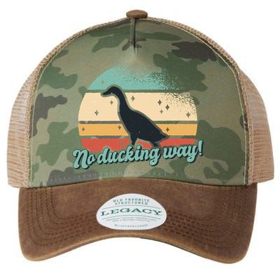 No Ducking Way Funny Duck Legacy Tie Dye Trucker Hat