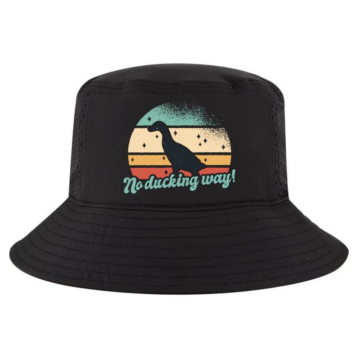 No Ducking Way Funny Duck Cool Comfort Performance Bucket Hat