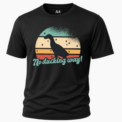 No Ducking Way Funny Duck Performance Shirt