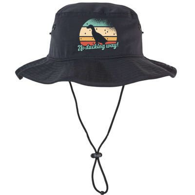 No Ducking Way Funny Duck Bucket Hat