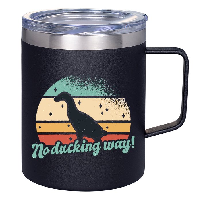 No Ducking Way Funny Duck 12oz Stainless Steel Coffee Mug