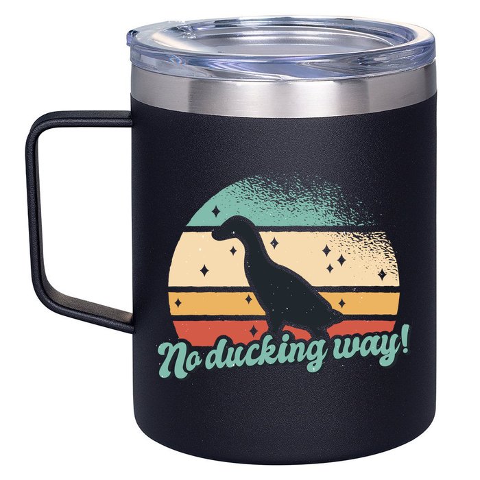 No Ducking Way Funny Duck 12oz Stainless Steel Coffee Mug
