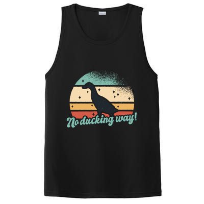 No Ducking Way Funny Duck PosiCharge Competitor Tank