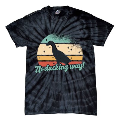 No Ducking Way Funny Duck Tie-Dye T-Shirt