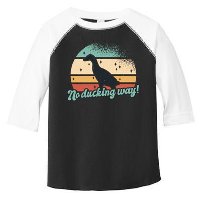 No Ducking Way Funny Duck Toddler Fine Jersey T-Shirt