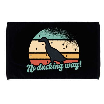 No Ducking Way Funny Duck Microfiber Hand Towel