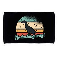 No Ducking Way Funny Duck Microfiber Hand Towel