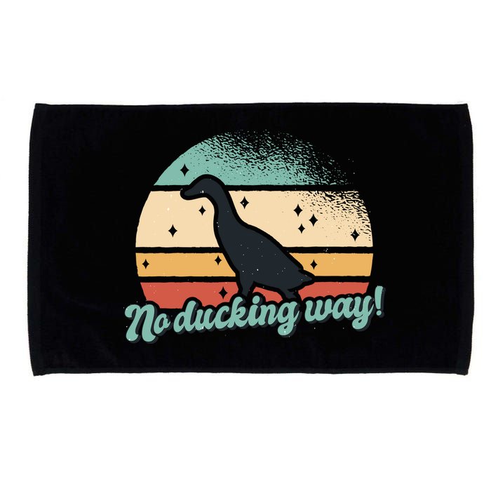 No Ducking Way Funny Duck Microfiber Hand Towel
