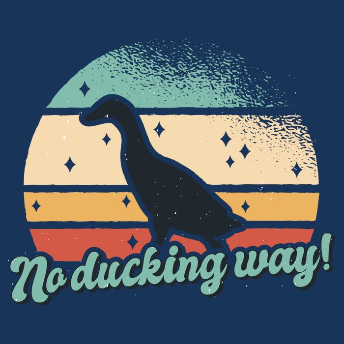 No Ducking Way Funny Duck Infant Baby Jersey Bodysuit