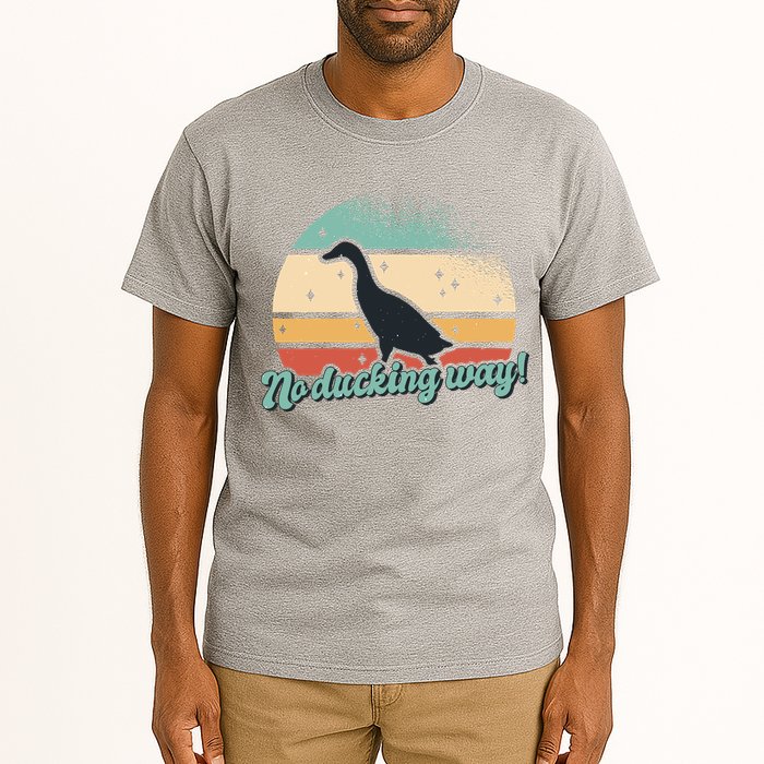 No Ducking Way Funny Duck Tall T-Shirt