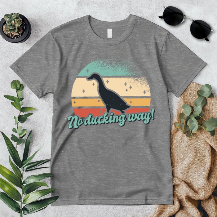 No Ducking Way Funny Duck Premium T-Shirt