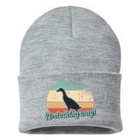 No Ducking Way Funny Duck Sustainable Knit Beanie