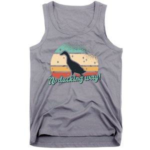 No Ducking Way Funny Duck Tank Top