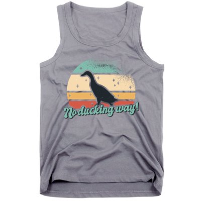 No Ducking Way Funny Duck Tank Top