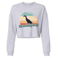No Ducking Way Funny Duck Cropped Pullover Crew