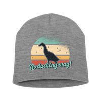 No Ducking Way Funny Duck Short Acrylic Beanie