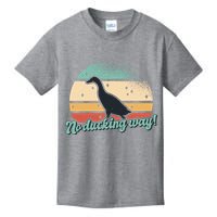 No Ducking Way Funny Duck Kids T-Shirt