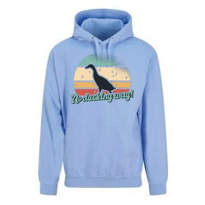 No Ducking Way Funny Duck Unisex Surf Hoodie