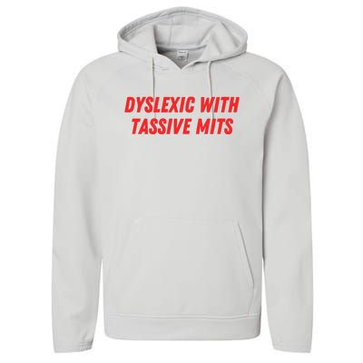 Nelliesprintstudio Dyslexic With Tassive Mits Performance Fleece Hoodie