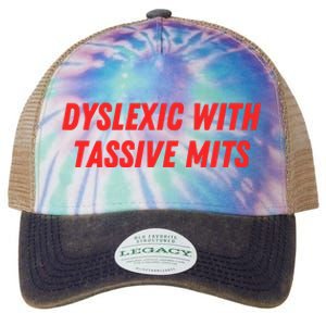 Nelliesprintstudio Dyslexic With Tassive Mits Legacy Tie Dye Trucker Hat