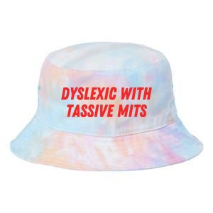 Nelliesprintstudio Dyslexic With Tassive Mits Tie Dye Newport Bucket Hat