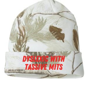 Nelliesprintstudio Dyslexic With Tassive Mits Kati Licensed 12" Camo Beanie