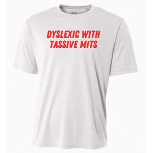 Nelliesprintstudio Dyslexic With Tassive Mits Cooling Performance Crew T-Shirt