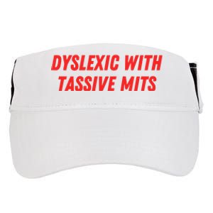 Nelliesprintstudio Dyslexic With Tassive Mits Adult Drive Performance Visor