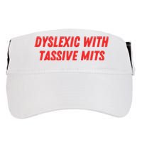 Nelliesprintstudio Dyslexic With Tassive Mits Adult Drive Performance Visor