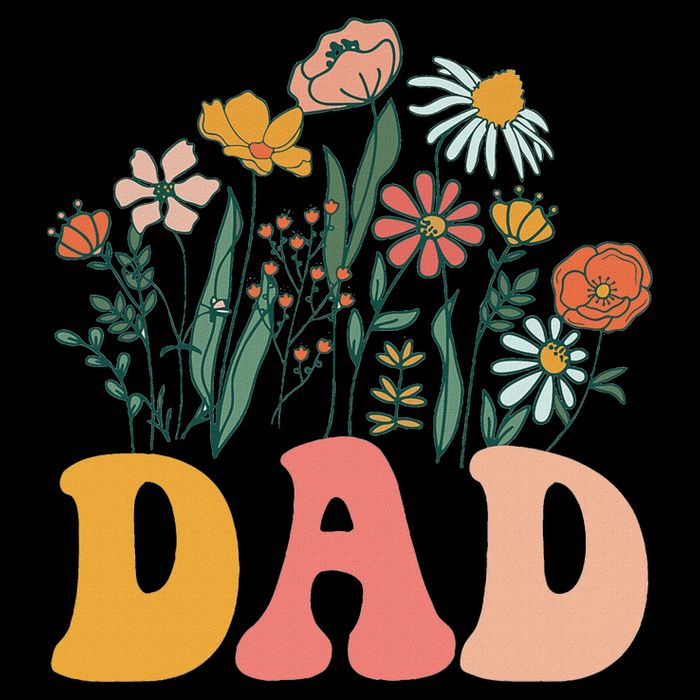 New Dad Wildflower First Birthday & Baby Shower Sweatshirt