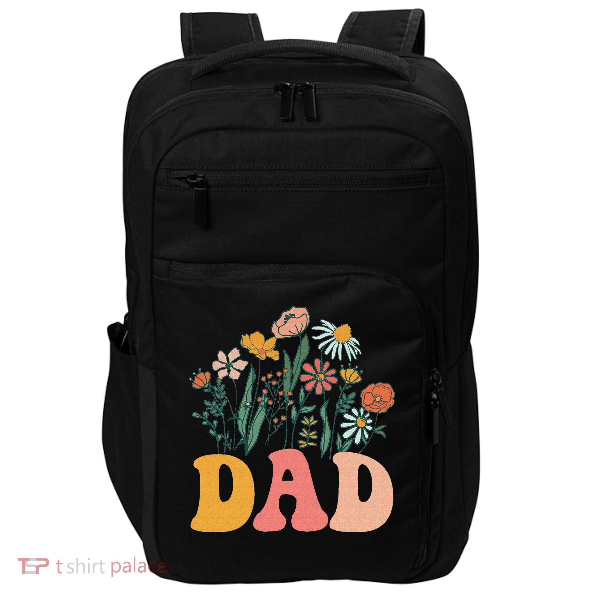 New Dad Wildflower First Birthday & Baby Shower Impact Tech Backpack