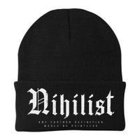 Nihilist Definition Would Be Pointless Philosophy Nihilism Beanie