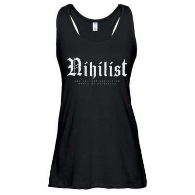 Nihilist Definition Would Be Pointless Philosophy Nihilism Ladies Essential Flowy Tank