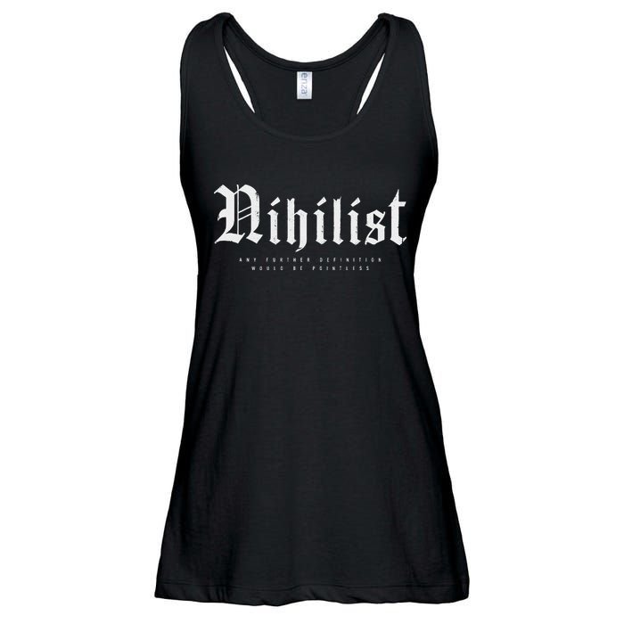 Nihilist Definition Would Be Pointless Philosophy Nihilism Ladies Essential Flowy Tank