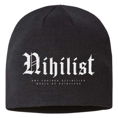 Nihilist Definition Would Be Pointless Philosophy Nihilism Sustainable Beanie