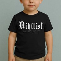 Nihilist Definition Would Be Pointless Philosophy Nihilism Toddler T-Shirt
