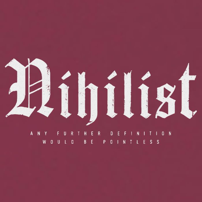 Nihilist Definition Would Be Pointless Philosophy Nihilism 16oz Travel Tumbler