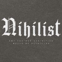 Nihilist Definition Would Be Pointless Philosophy Nihilism Cotton Canvas Backpack