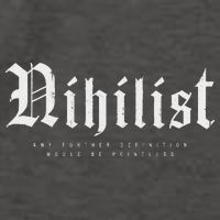 Nihilist Definition Would Be Pointless Philosophy Nihilism Vector Backpack