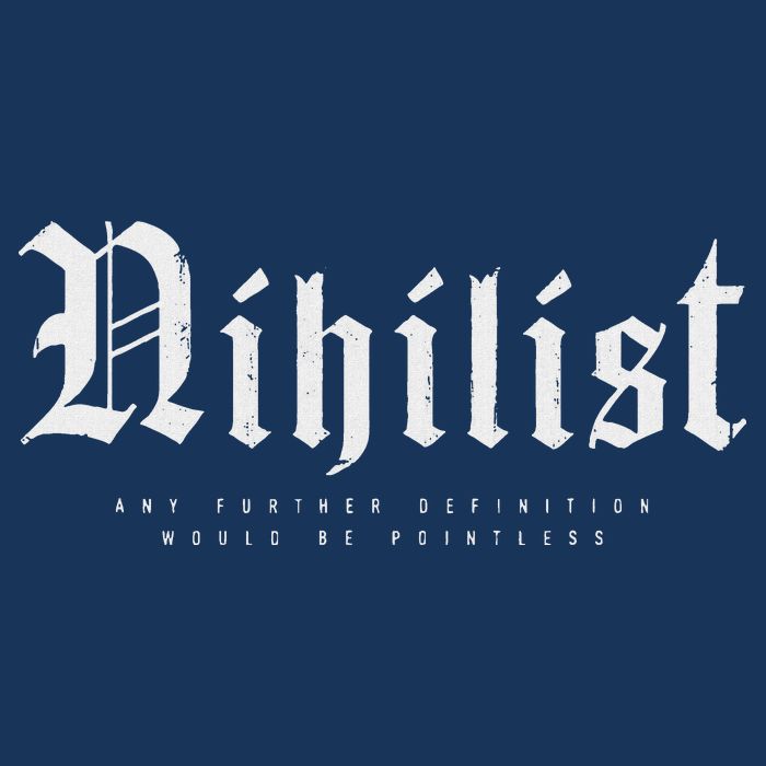 Nihilist Definition Would Be Pointless Philosophy Nihilism Infant Baby Jersey Bodysuit