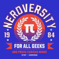Nerdversity Design With Pi Number Symbol Meaningful Gift Mousepad