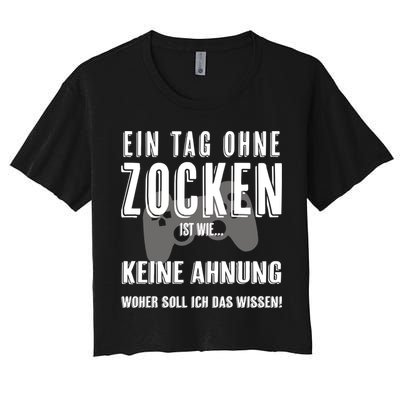 No Day Without Gaming Gamer Gaming Gift Crop Top